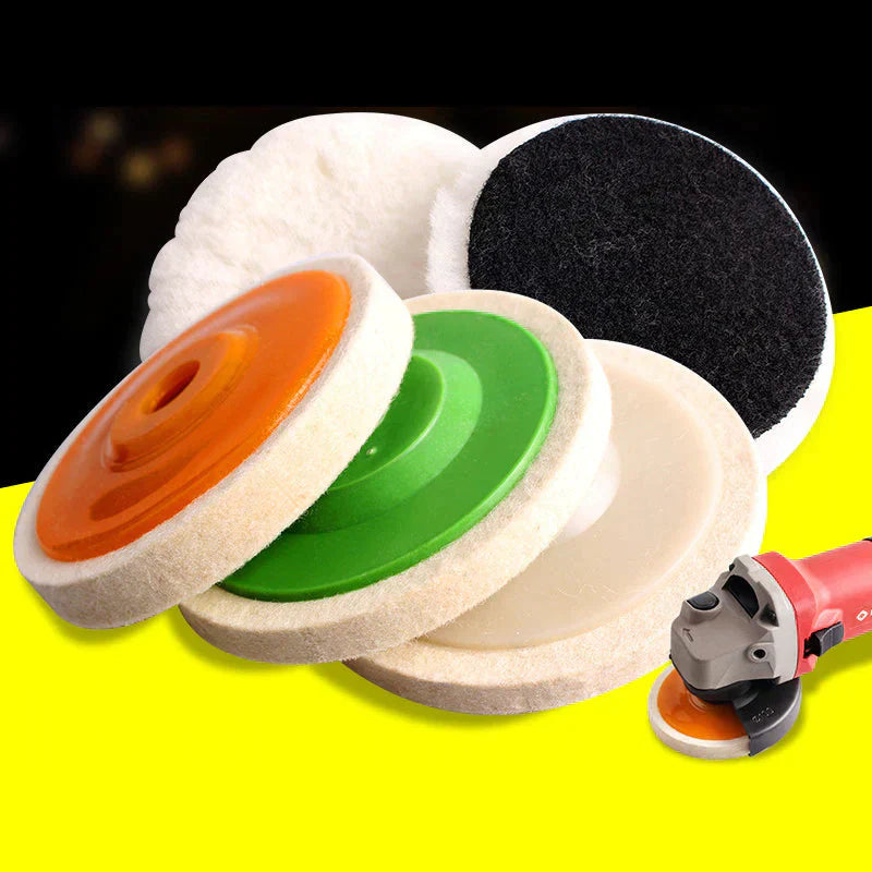 Set of 3 Wool Polishing Discs – Polistra-The Livary