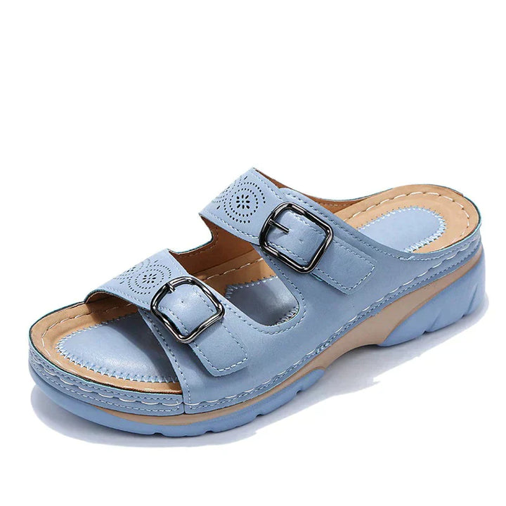 Orthopaedic comfort sandals for women - Elena-Brown-2.5-The Livary