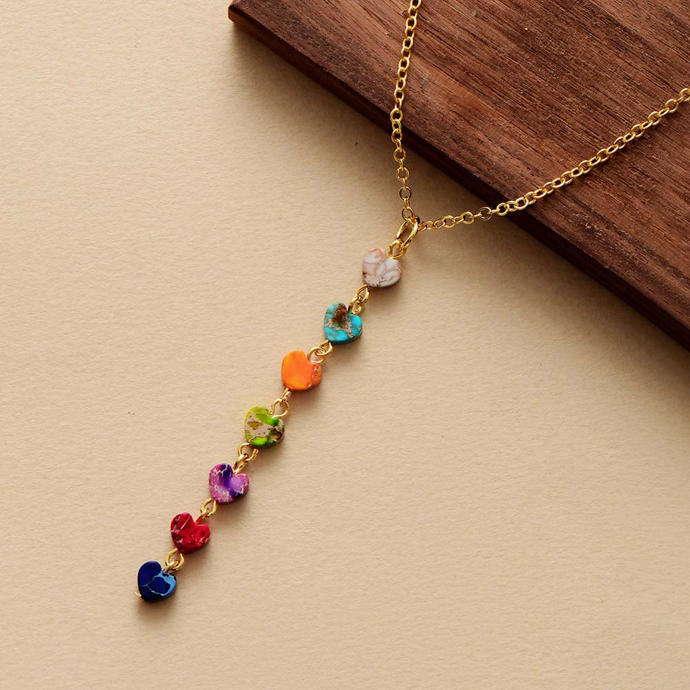 Night Sky 7 Chakra Pendant - Astra-The Livary
