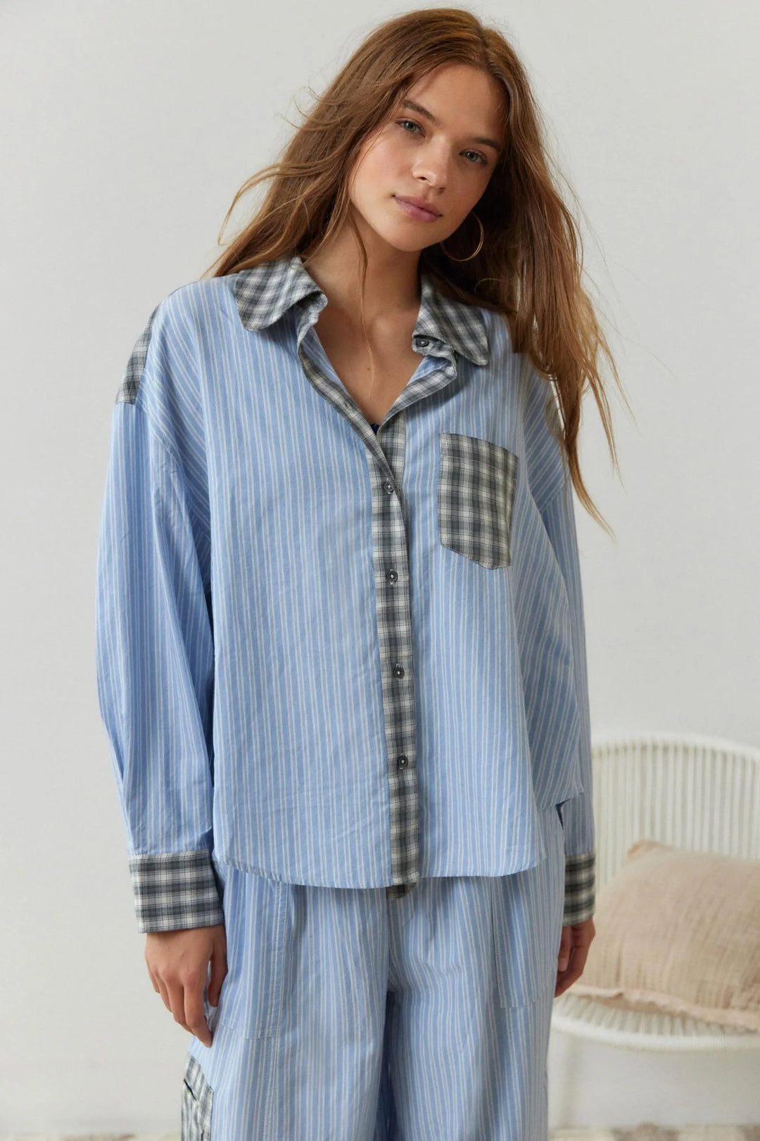 Warm and Comfortable Pyjamas - Noëlle-Blue-S-The Livary