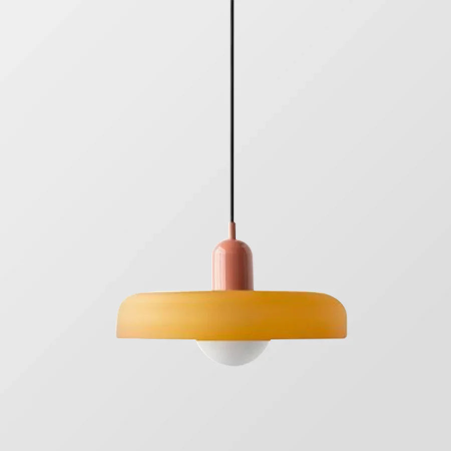 Hanging Ceiling Lamp - NordicLuxe-White-Red-25 x 18 cm-The Livary