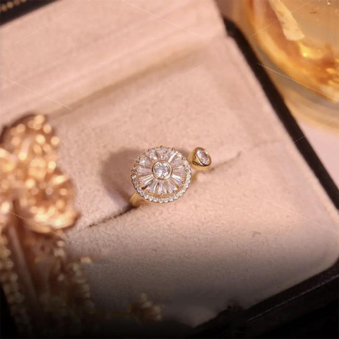 Stress-Relief Spinner Ring - Serenio-The Livary
