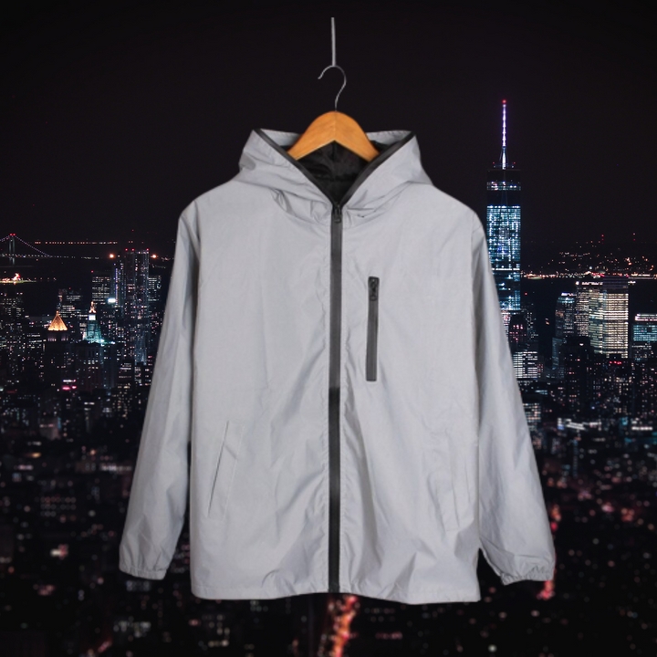 Trendy Reflective Women's Coat Jacket with 3M Effect – Leona-S-The Livary