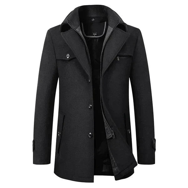 Stylish Waterproof Winter Jacket - Dario-Black-S-The Livary