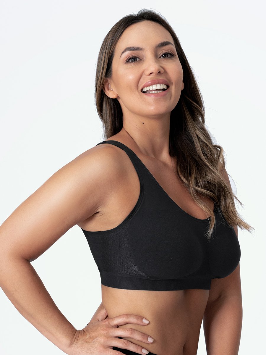 Shapewear Sports Bra – Elena-Black-M-The Livary