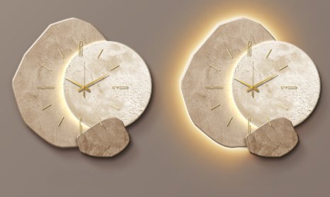 Minimalist Wall Clock in Scandinavian Design - NordiqTime-White-The Livary