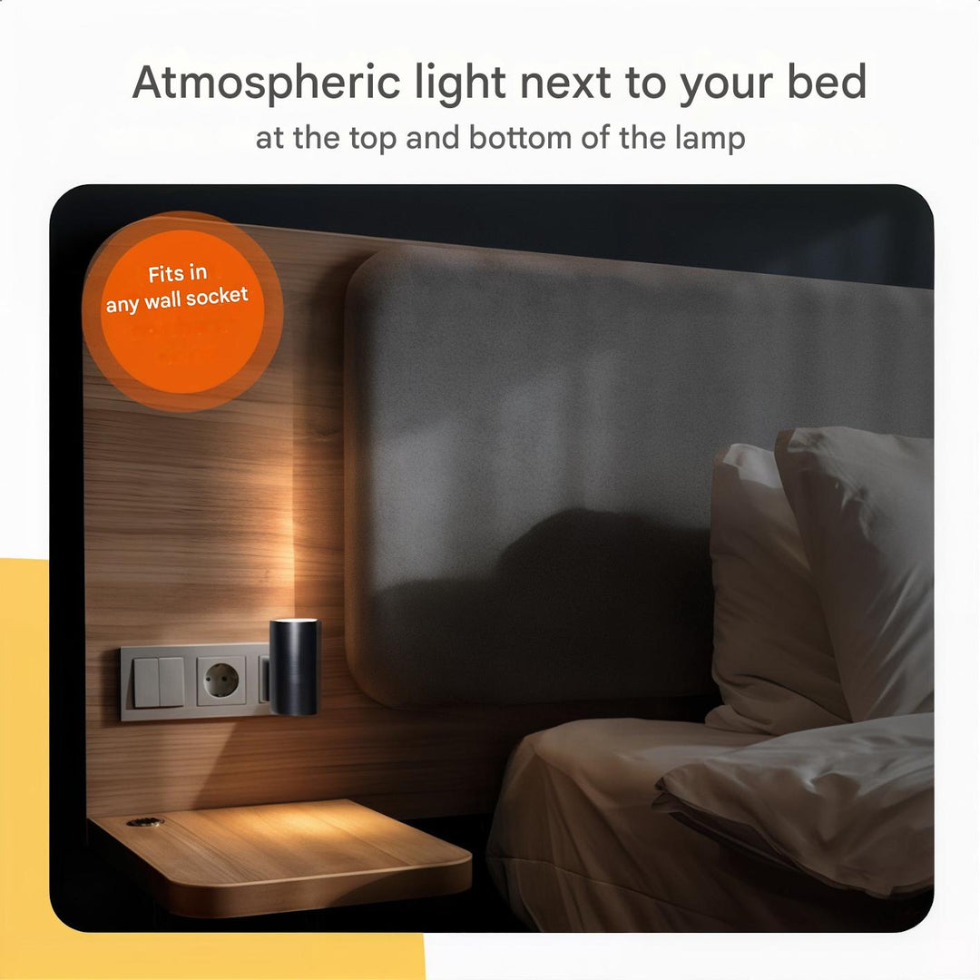 Dimmable Night Light with Sensor - LumenGuard-White-The Livary