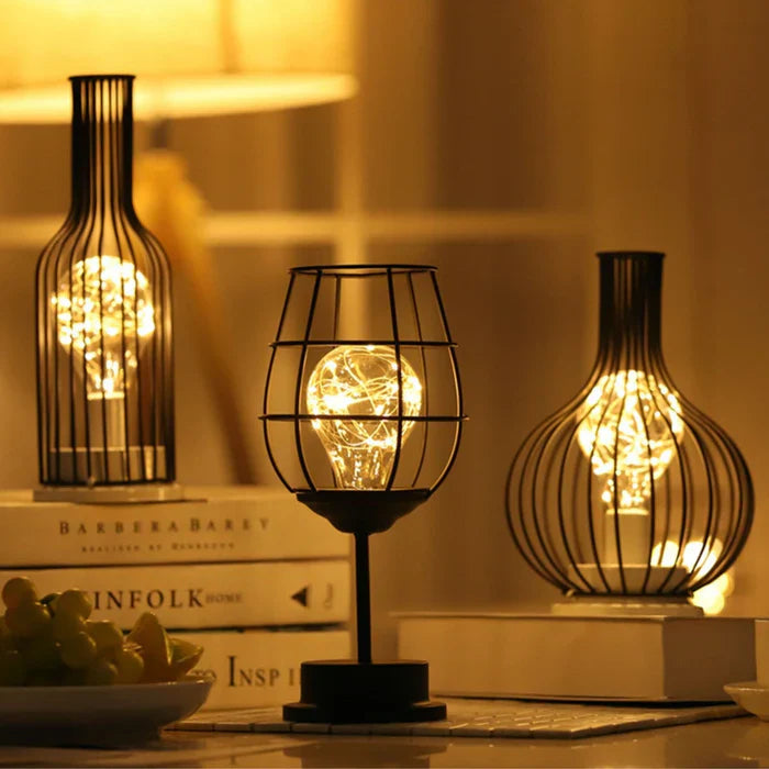 Luxury Table Lamp - LumiGris-Set of 3-The Livary