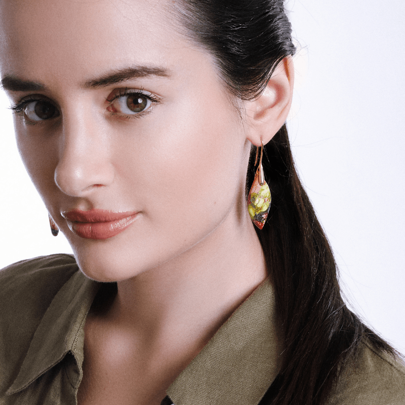 Regaliet Drop Earrings - Amaris-Gold-The Livary