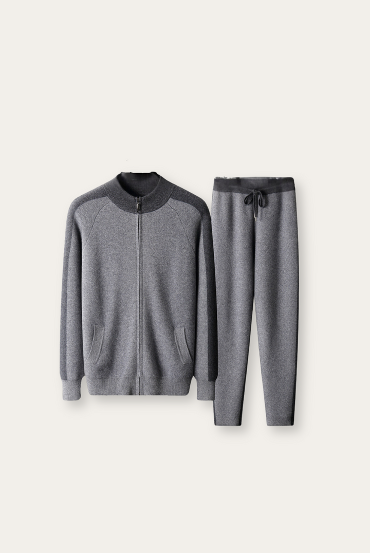 Grey Cashmere Merino Wool Set – Vittore-S-The Livary