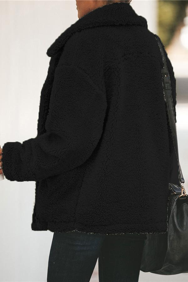 Trendy Jacket with Stand-Up Collar and Zipper - Amara-Brown-S-The Livary
