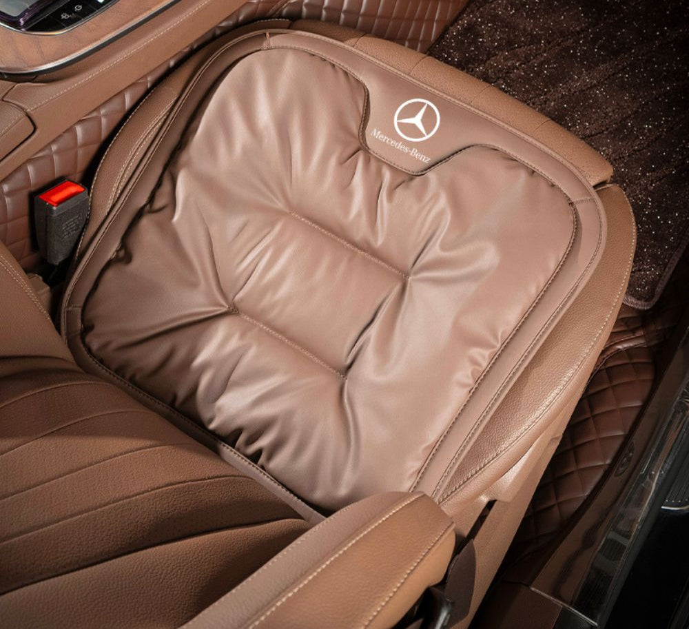 Ergonomic Car Seat Cushion Custom Made – Velario-Brown-Without Logo-The Livary