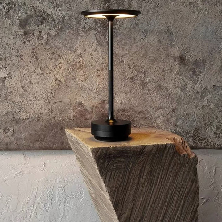 LED Mood Lamp in Japanese Style – Hana-Black-Style A-The Livary