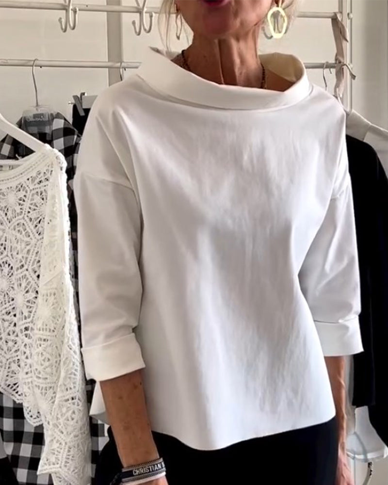 Stylish Ladies Top - Livia-White-S-The Livary
