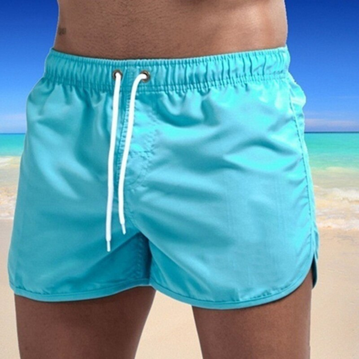 Men's swim shorts with a comfort waistband and quick-drying fabric – Jonas-Light blue-S-The Livary