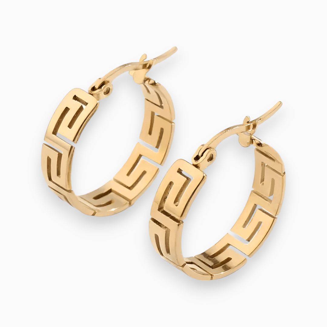 Stylish Earrings - Lilac-Gold-The Livary