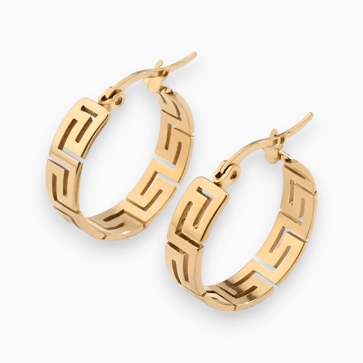 Stylish Earrings - Lilac-Gold-The Livary
