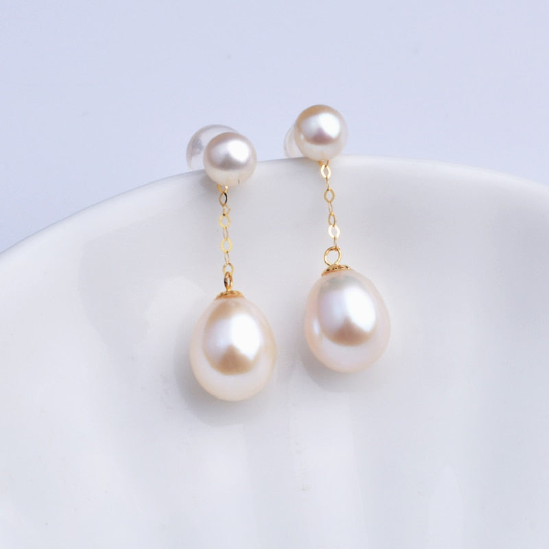 Luxury Pearl Earrings - Isolde-The Livary