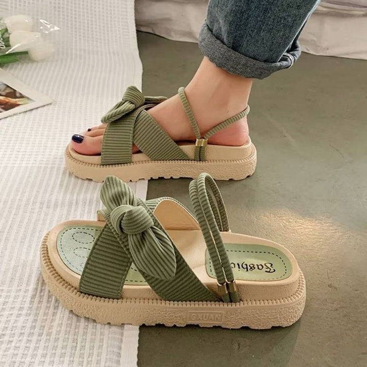Comfortable summer sandals for women – Liana-Green-2.5-The Livary