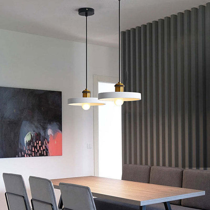 Stylish Morandi Design LED Pendant Light - MoraGlow-A-White-The Livary