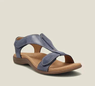 Orthopaedic ladies' sandals with arch support – Jana-Navy blue-3-The Livary