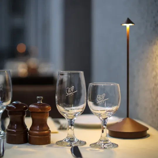 Wireless LED Table Lamp - ClarityGlow-White-The Livary