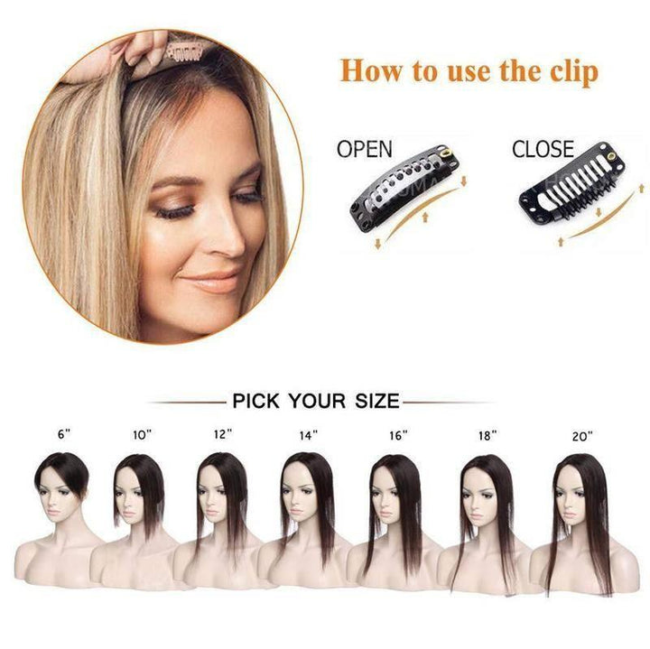 Quick Clip-in Hair Extensions for Short Hair – Zuri-Blonde-The Livary