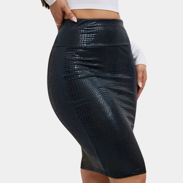 Stylish Pencil Skirt - Lena-Black-XS-The Livary