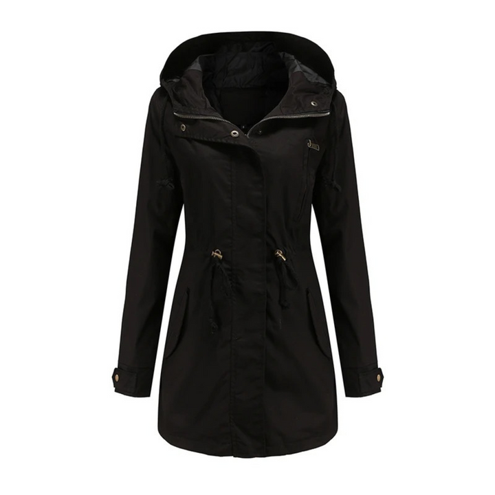 Light & Stylish Women's Summer Jacket with Long Fit – Amira-Black-S-The Livary