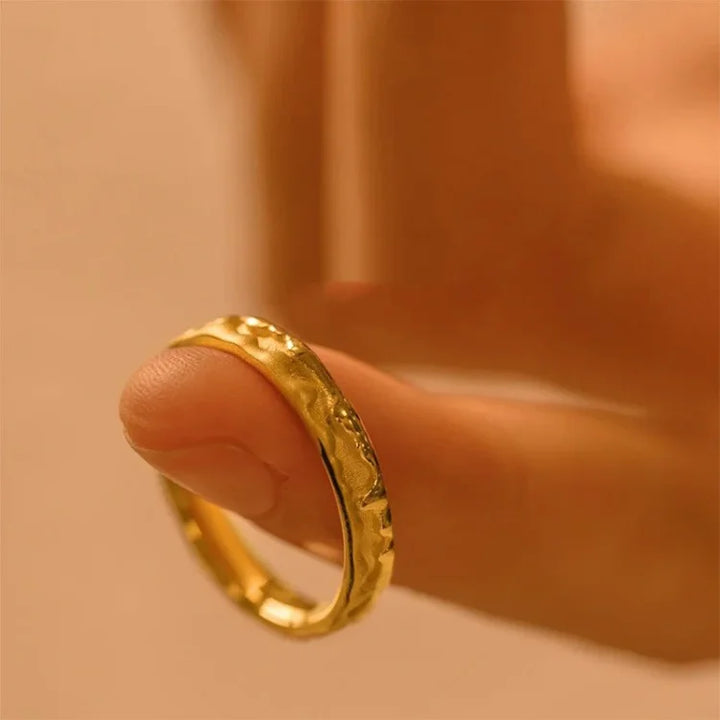 Stylish Golden Honey Ring - Sienna-5-The Livary