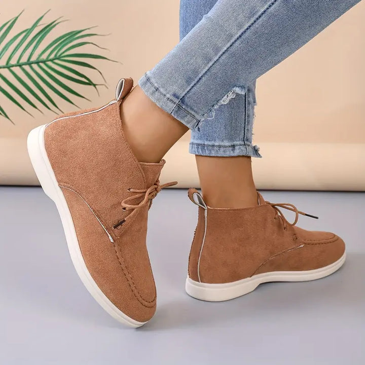 Modern Learning Ladies' Shoes - Maxime-Brown Leather-2.5-The Livary