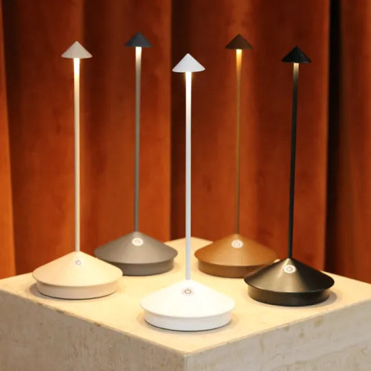 Wireless LED Table Lamp - ClarityGlow-White-The Livary