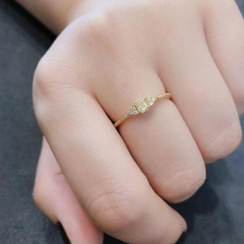 Soft Natural Citrine Ring - Alina-Citrine-The Livary