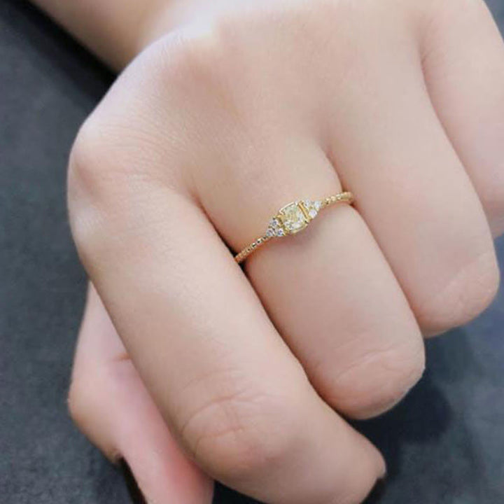 Soft Natural Citrine Ring - Alina-Citrine-The Livary