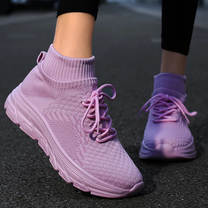 Trendy Ladies Sneakers - Elara-Purple-2.5-The Livary