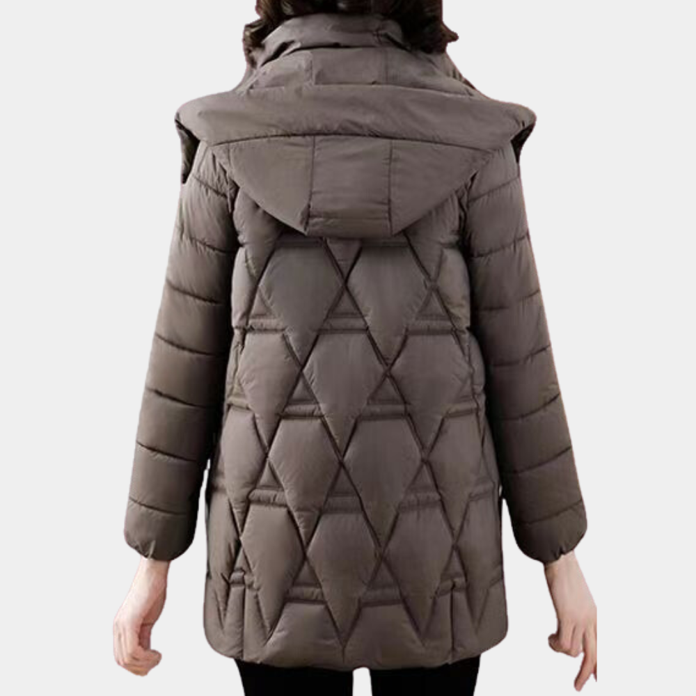 Stylish Quilted Ladies Jacket - Romy-Black-XS-The Livary