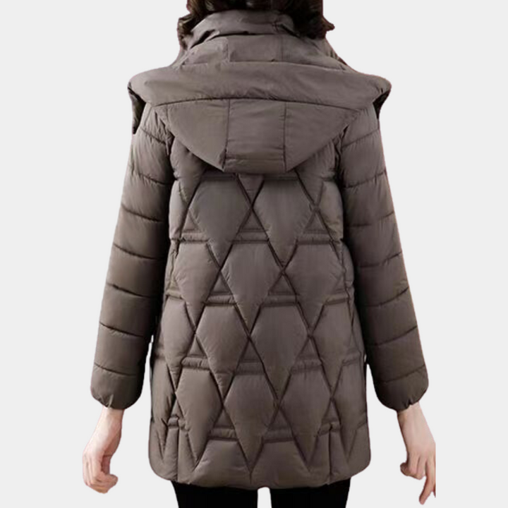 Stylish Quilted Ladies Jacket - Romy-Black-XS-The Livary