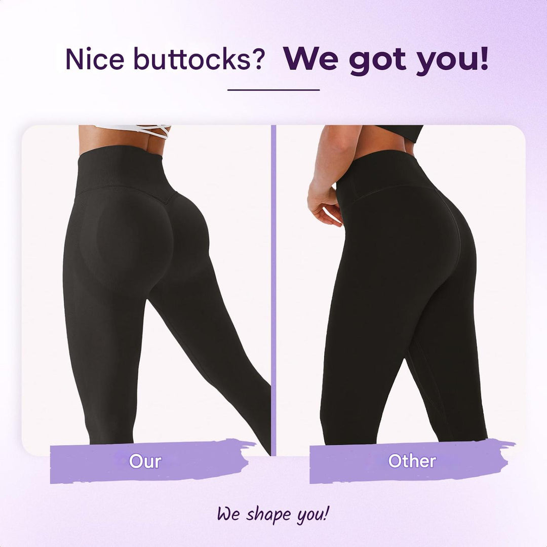High Waist Ladies' Sports Leggings – FlexFit-Black-S-The Livary