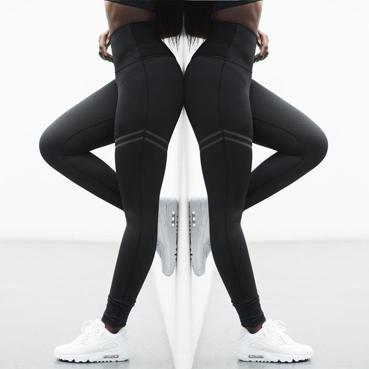 Anti-Cellulite Compression Leggings for Women - SculptFit-Black-S-The Livary