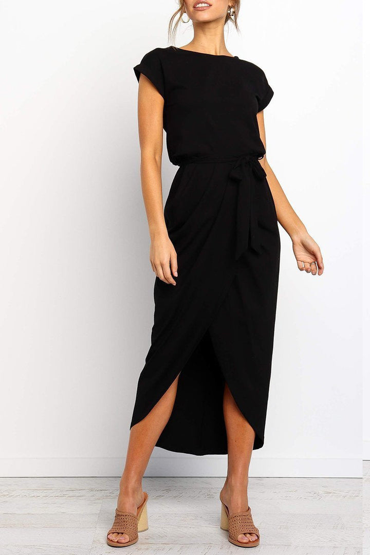 Casual midi dress - Isabella-Green-S-The Livary