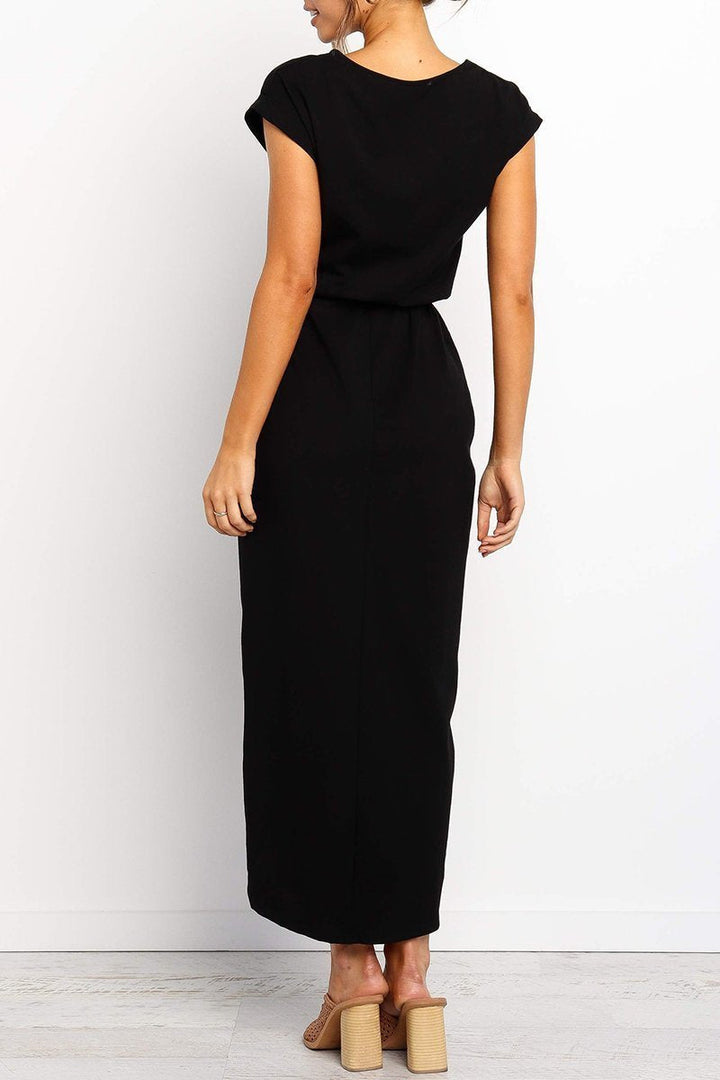 Casual midi dress - Isabella-Green-S-The Livary