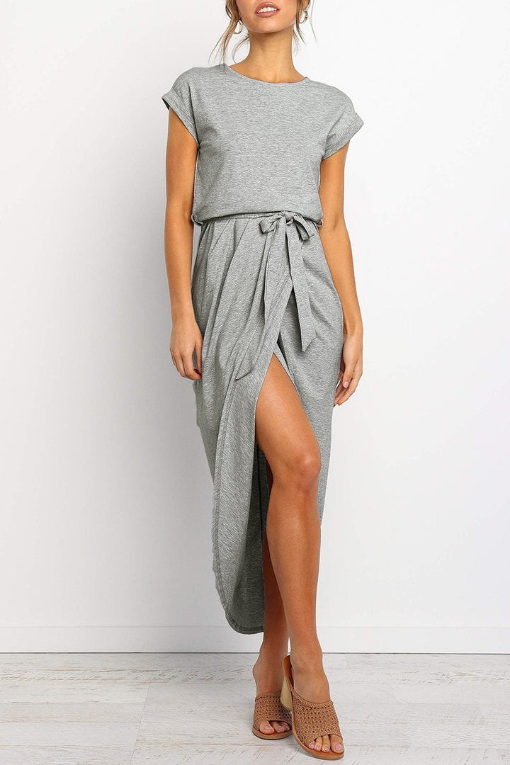 Casual midi dress - Isabella-Green-S-The Livary