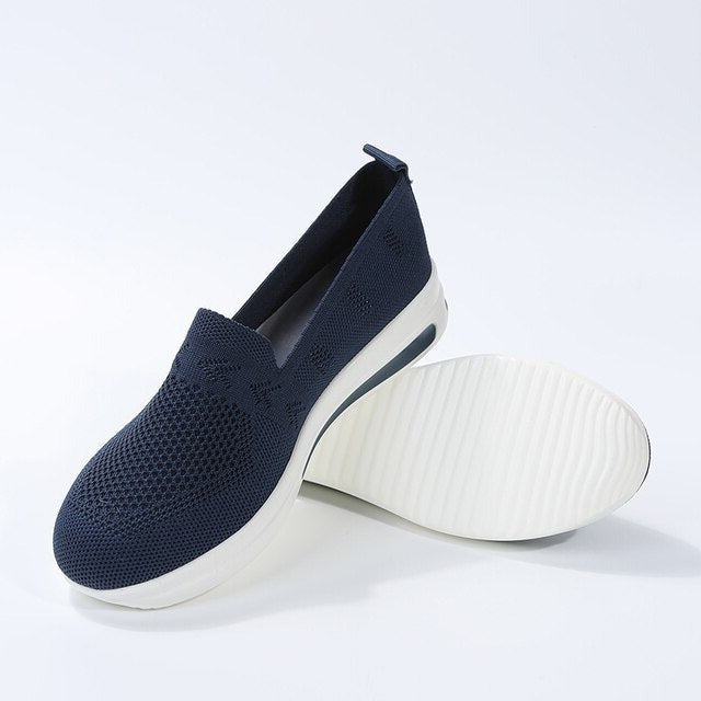 ComfortMax Plus Women's Sneakers | Breathable Orthopedic Design-Marine blue-2.5-The Livary