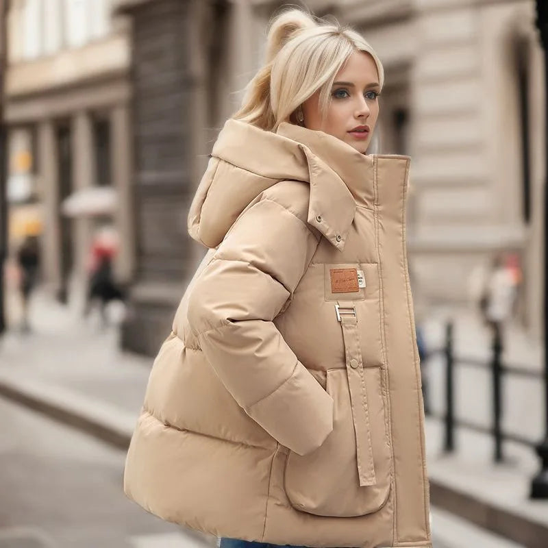 Stylish Women's Winter Coat - Mariette-White-S-The Livary