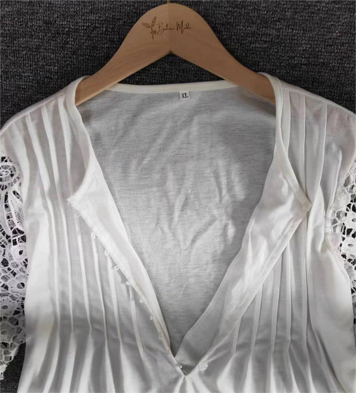 Trendy Ladies Long Sleeve in Solid Colour - AutumnGrace-S-The Livary
