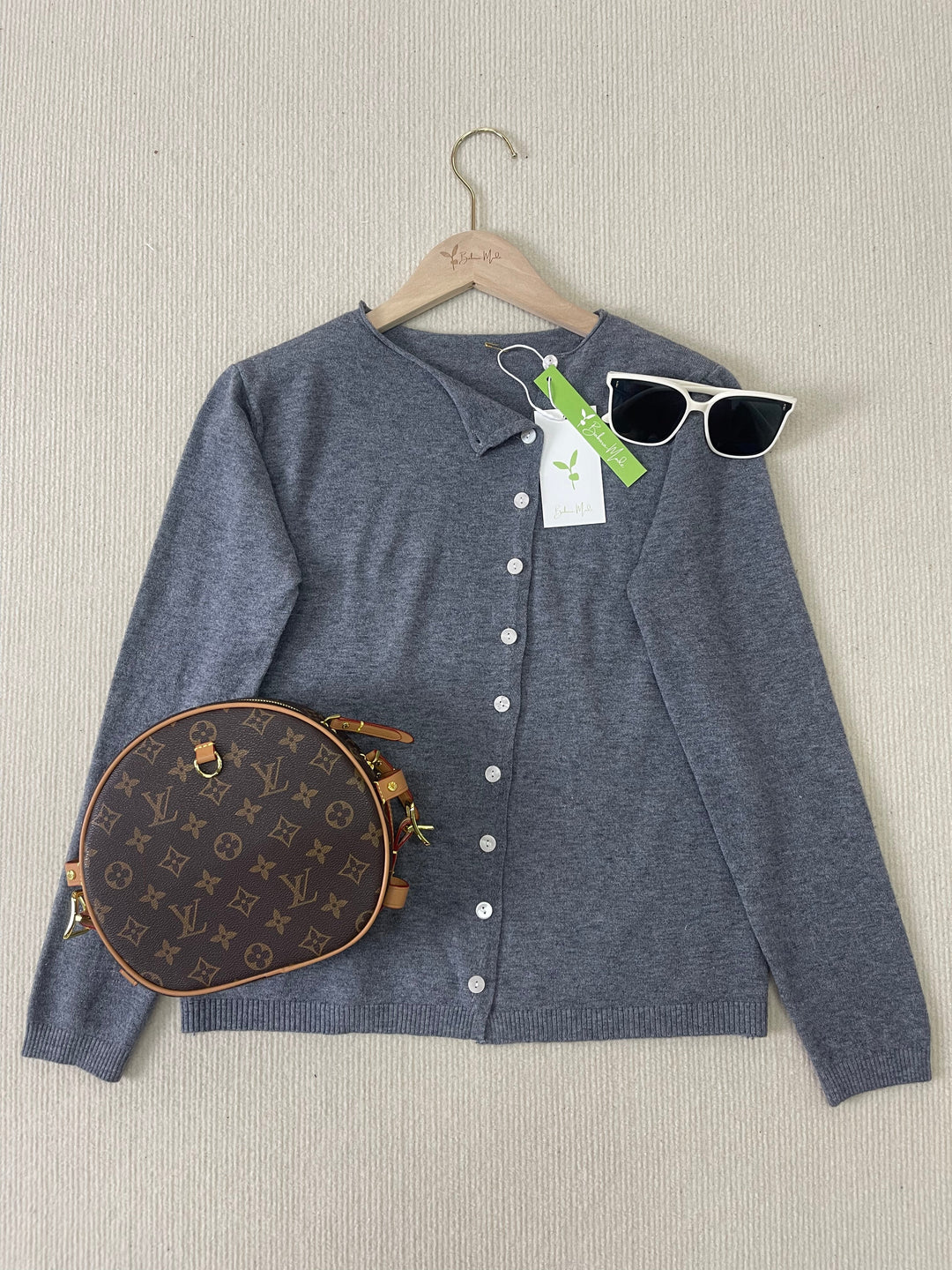 Simple Solid Long Sleeve Sweater - PurStyle-S (36/38)-The Livary