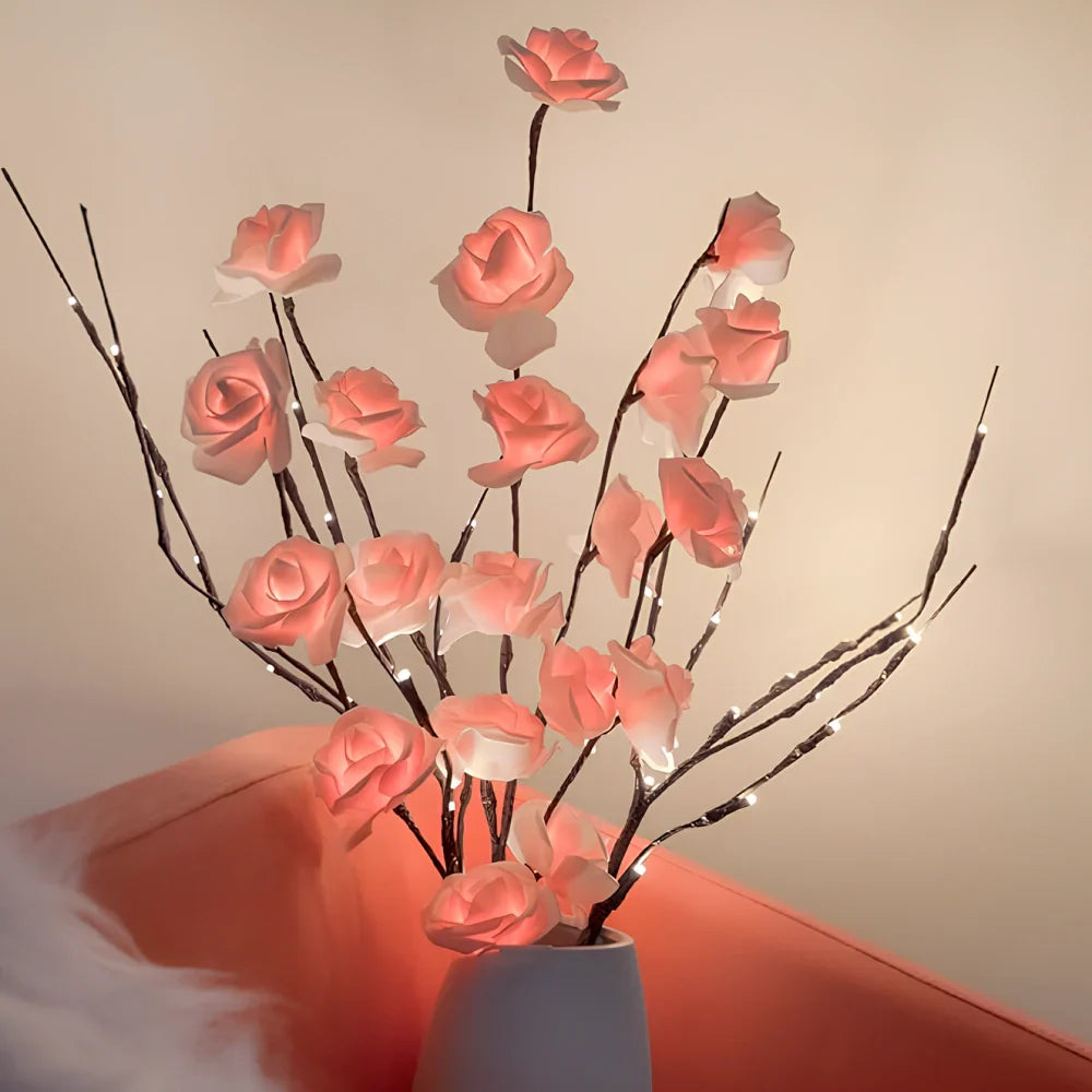 Illuminated Decorative Branches - LumaBranches-Pink Rose-The Livary