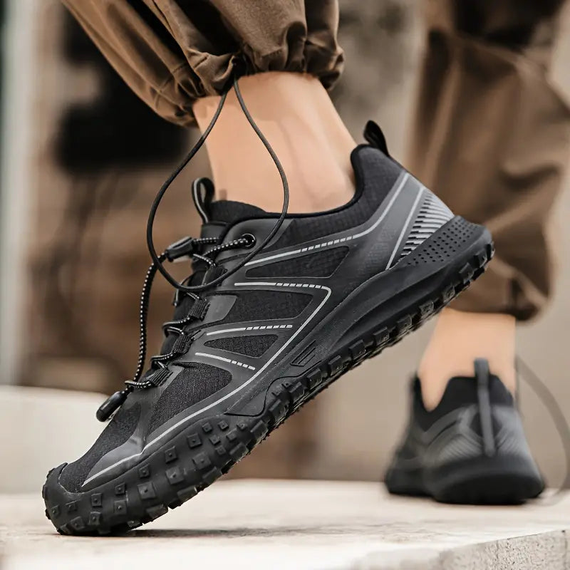 Stylish Women's Hiking Shoes - PeakChic-Black-5.5-The Livary