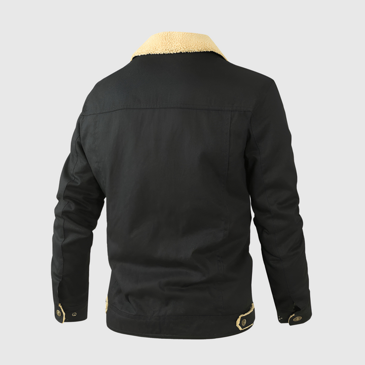 Men's Bomber Jacket - Logan-Black-S-The Livary
