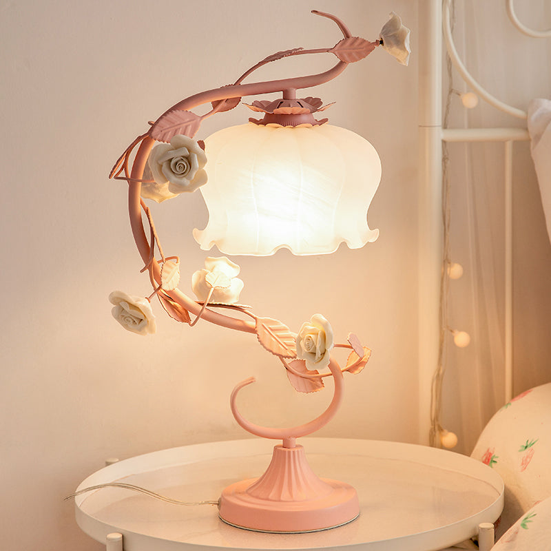 Charming Rose Lighting Lamp - Rosa-Pink-The Livary